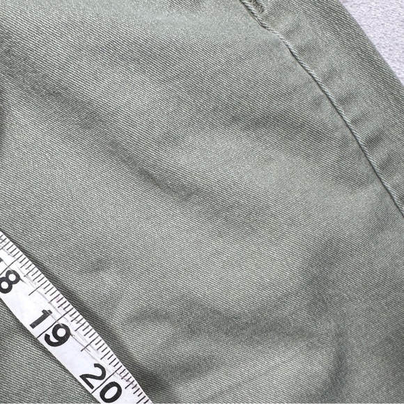 RVCA Men’s Daggers Denim Green Zip Fly Cotton Blend Tapered Skinny Jeans Size 36 - Picture 11 of 16